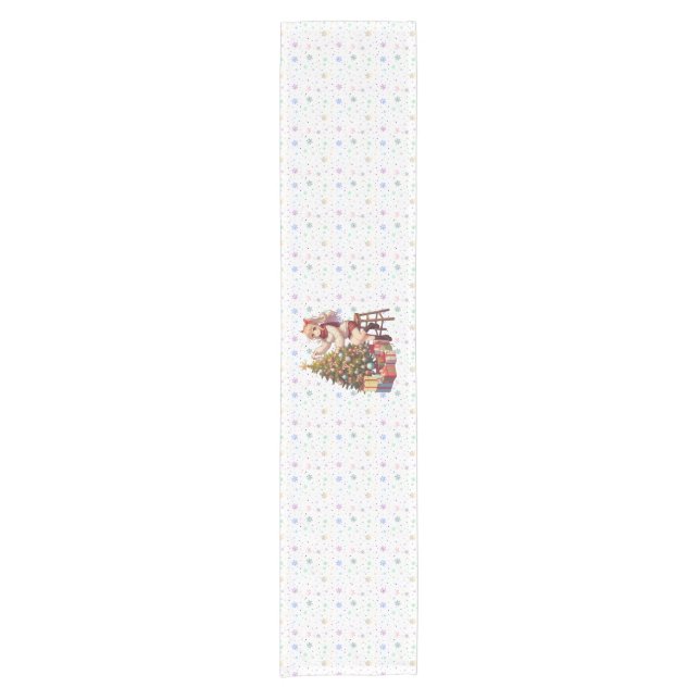 Chemin De Table Court Petite fille Anime tailler l'arbre (Devant)