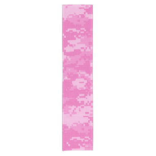 Chemin De Table Court Pink ARMY ACU Camo Camouflage Table Runer