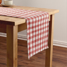 Plaid de ferme imparfait rouge foncé dessiné à la 