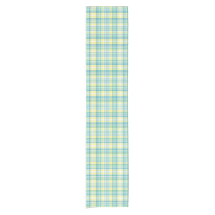 Chemin De Table Court Plaid en pastel