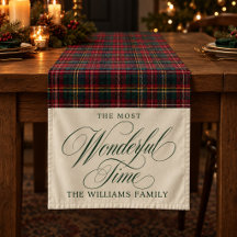 Plaid Traditionnel de Noël Personnalisé