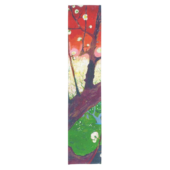 Chemin De Table Court Plum à fleurs (après Hiroshige), Van Gogh (Devant)