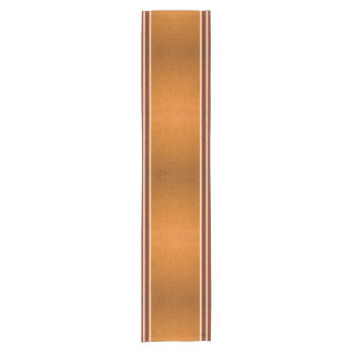 Chemin De Table Court Pumpkin & Rust Exotic Faux Snake Leather Line Art