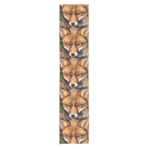 Chemin De Table Court Red Fox Beau Art de la faune
