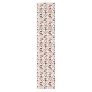 Chemin De Table Court Red Fox Folk Art Table Runner Automne au Manoir