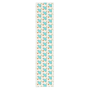 Chemin De Table Court Retro Atomic Boomerang et Starbursts Table Runner