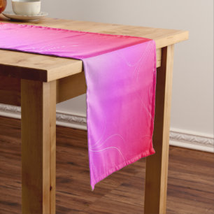 Chemin De Table Court Roses indien