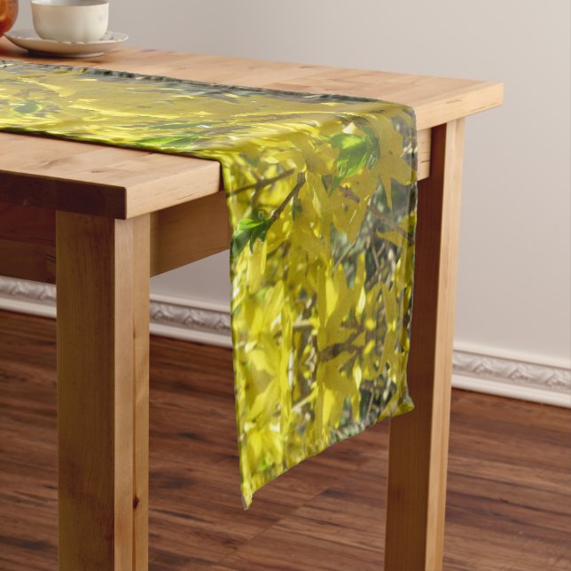 Chemin De Table Court Runner de table - Forsythia (In Situ)