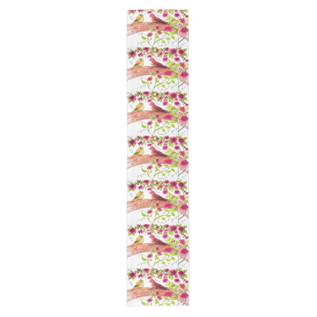 Chemin De Table Court Runner table Finch violet (Devant)