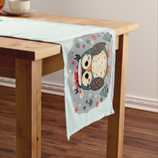 Chemin De Table Court Scandinavian Folk Art Style
