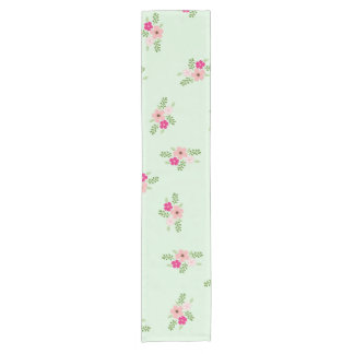 Chemin De Table Court Shabby Chic Country Nappe Florale