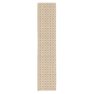 Chemin De Table Court Signal traditionnel letton SUN motif géométrique