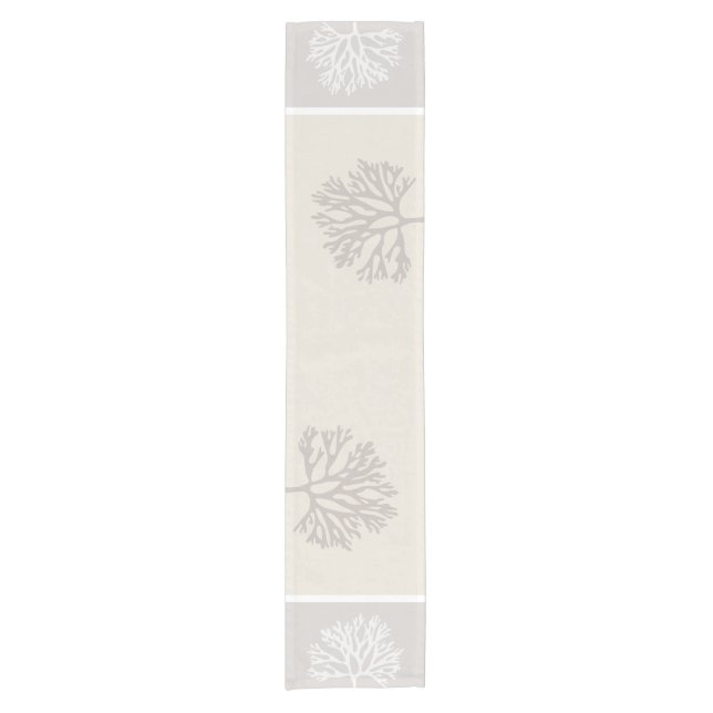 Chemin De Table Court Silhouette de bloc de couleur (Devant)