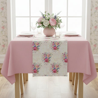 Chemin De Table Court Spring floral 
