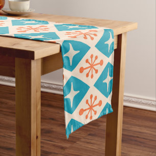 Chemin De Table Court Starburst Pattern