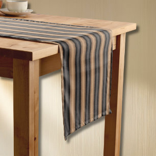 Chemin De Table Court Style moderne Grillades Brown grillées avec profon