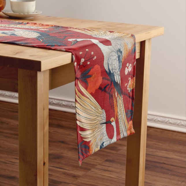 Chemin De Table Court TABLEAU motif japonais (In Situ)