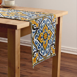 Chemin De Table Court Talavera Spanish Tile