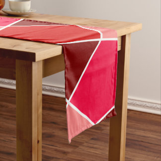 Chemin De Table Court Tapis de table de la collection de couleurs Red Ja