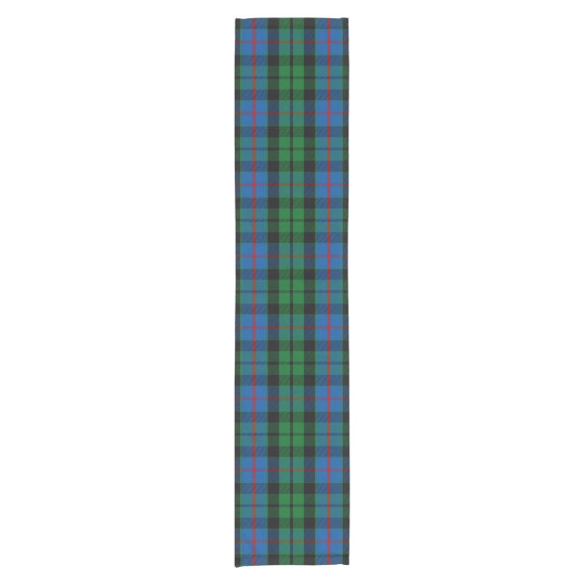 Chemin De Table Court Tartan de Morrison de clan (Devant)