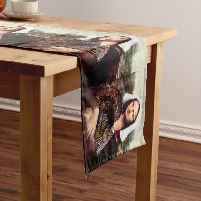 Chemin De Table Court Thanksgiving Mona Lisa Pilgrim (In Situ)