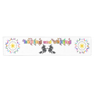 Chemin De Table Court Tissu d'autel de rituel païen Fierté queer sorcièr