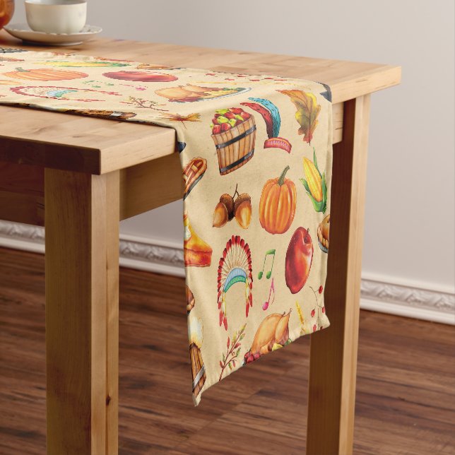 Chemin De Table Court Tout Thanksgiving (In Situ)