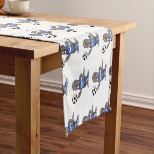 Chemin De Table Court Un dragon de Komodo amusant qui joue au dessin ani