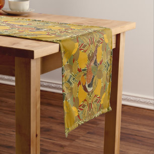 Chemin De Table Court Une Perdrix Dans Un Pear Tree Holiday Table Runer