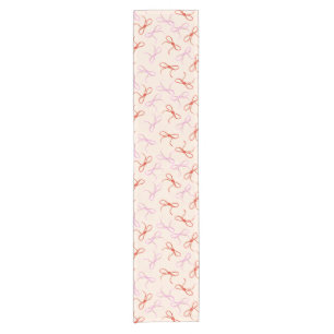 Chemin De Table Court Vaches roses - Coquette rouge et rose Preppy esthé