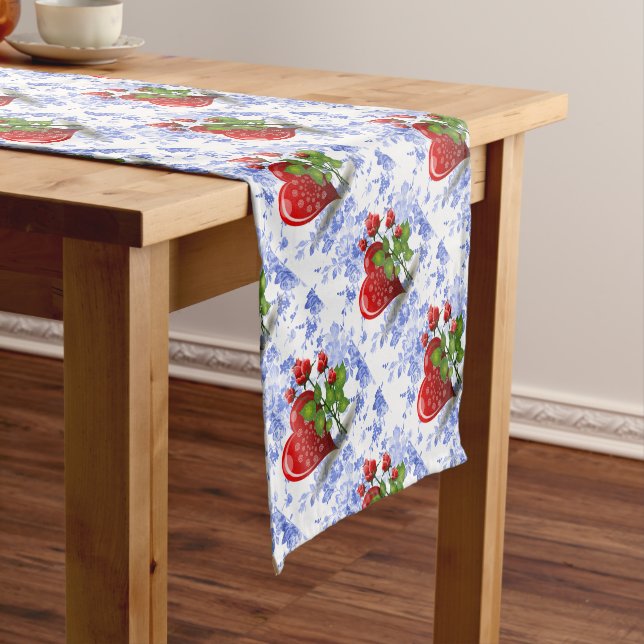 Chemin De Table Court Valentines du coureur de nappes (In Situ)