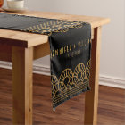 Ventilateur Gold Art Déco Gatsby Mariage Table Run