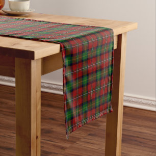 Chemin De Table Court Vieux plaid de tartan écossais de Boyd de clan