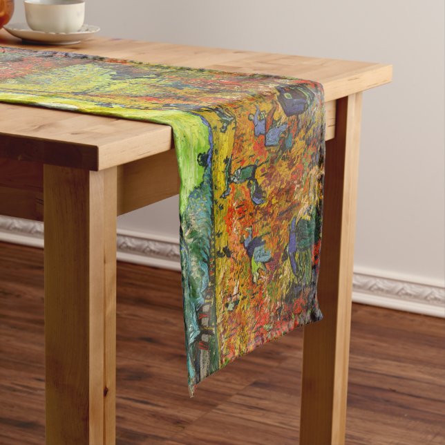 Chemin De Table Court Vincent van Gogh - Le vignoble rouge (In Situ)