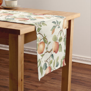 Chemin De Table Court Vintage Orchard Apple Table Runner