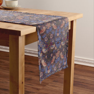Chemin De Table Court Vintage William Morris Strawberry Thief