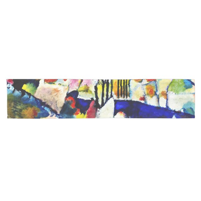 Chemin De Table Court Wassily Kandinsky - Paysage pluvieux (Horizontal)