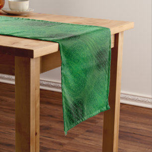 Chemin De Table Long Acceptation Médaillons de méditation verte