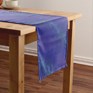 Chemin De Table Long Acceptation   Médaillons de violet violet bleu Ind