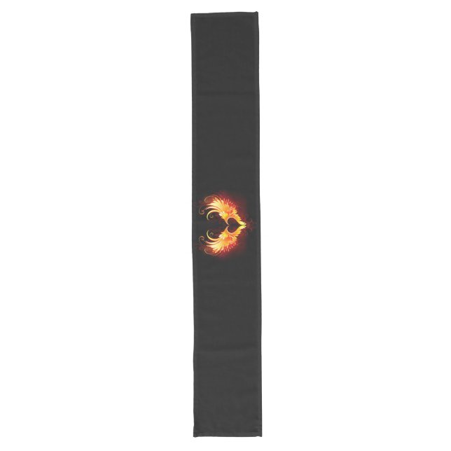 Chemin De Table Long Angel Fire Heart with Wings (Devant)