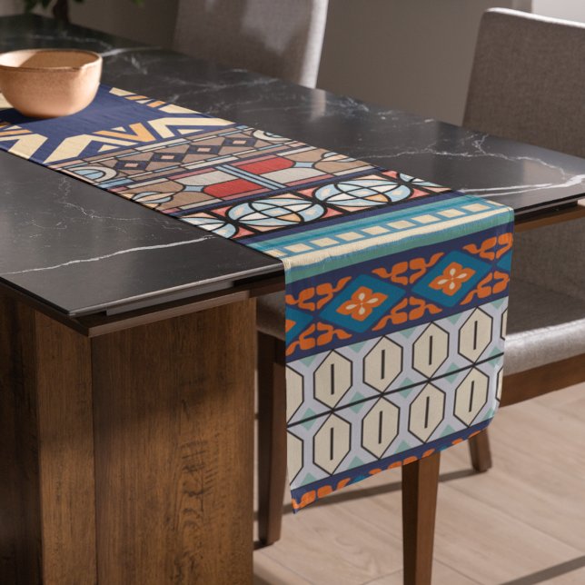 Chemin De Table Long Art De Style Traditionnel (Table runner)