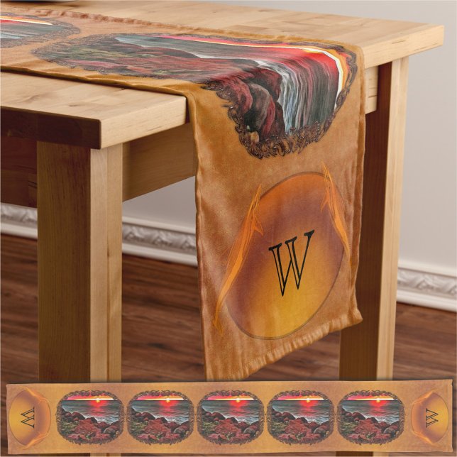 Chemin De Table Long Banderas Rocky Sunset 914 (Créateur téléchargé)