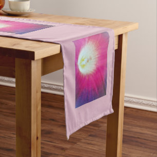 Chemin De Table Long Beau coureur Rose-Pourpre fait sur commande de