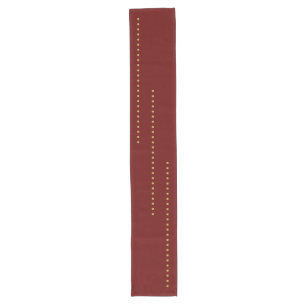 Chemin De Table Long Bordure d'or - Points + votre dos couleur & idées