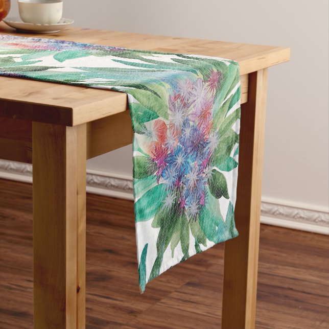 Chemin De Table Long Chic Cactus Floral Succulent (In Situ)