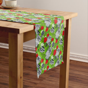 Chemin De Table Long Chouette en roses rouges