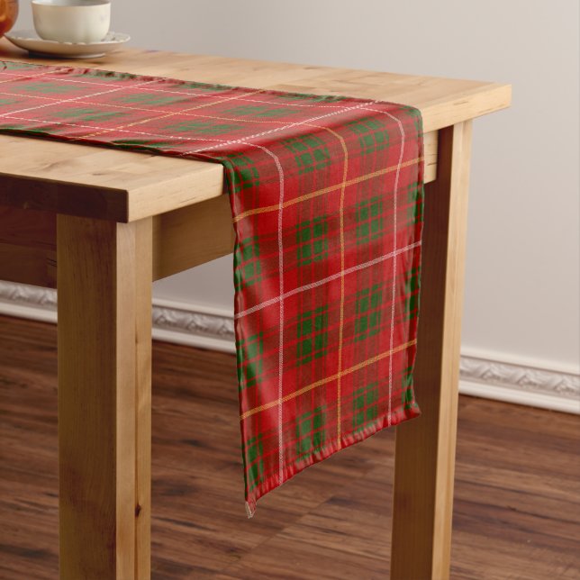 Chemin De Table Long Clan écossais Bruce Tartan Plaid (In Situ)