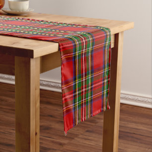 Chemin De Table Long Clan écossais Stewart Tartan Plaid