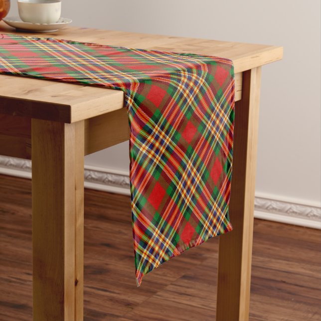 Chemin De Table Long Clan MacGill Tartan Table Runner (In Situ)