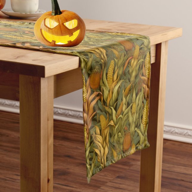 Chemin De Table Long Classique William Morris Automne Maïs Long Coureur (William Morris Autumn Corn for you table this fall!)